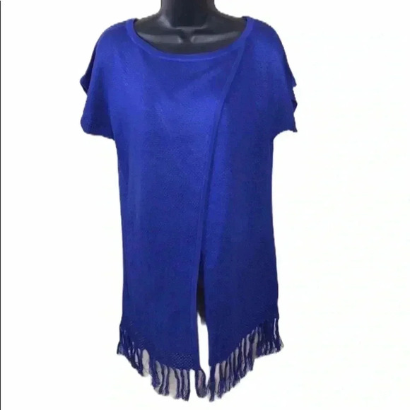 Cable & Gauge Tops - Cable & Gauge Waffle Knit Tunic Size S—E1
